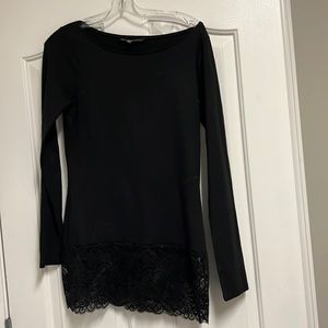 Black medium WHBM long sleeve top
